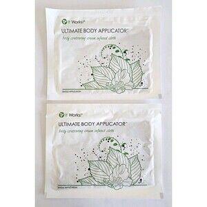 It Works! Ultimate Body Applicator Contouring Wraps, 2 Applications New No Box